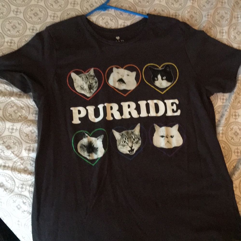 LGBTQ Pride Cat Graphic Tee
